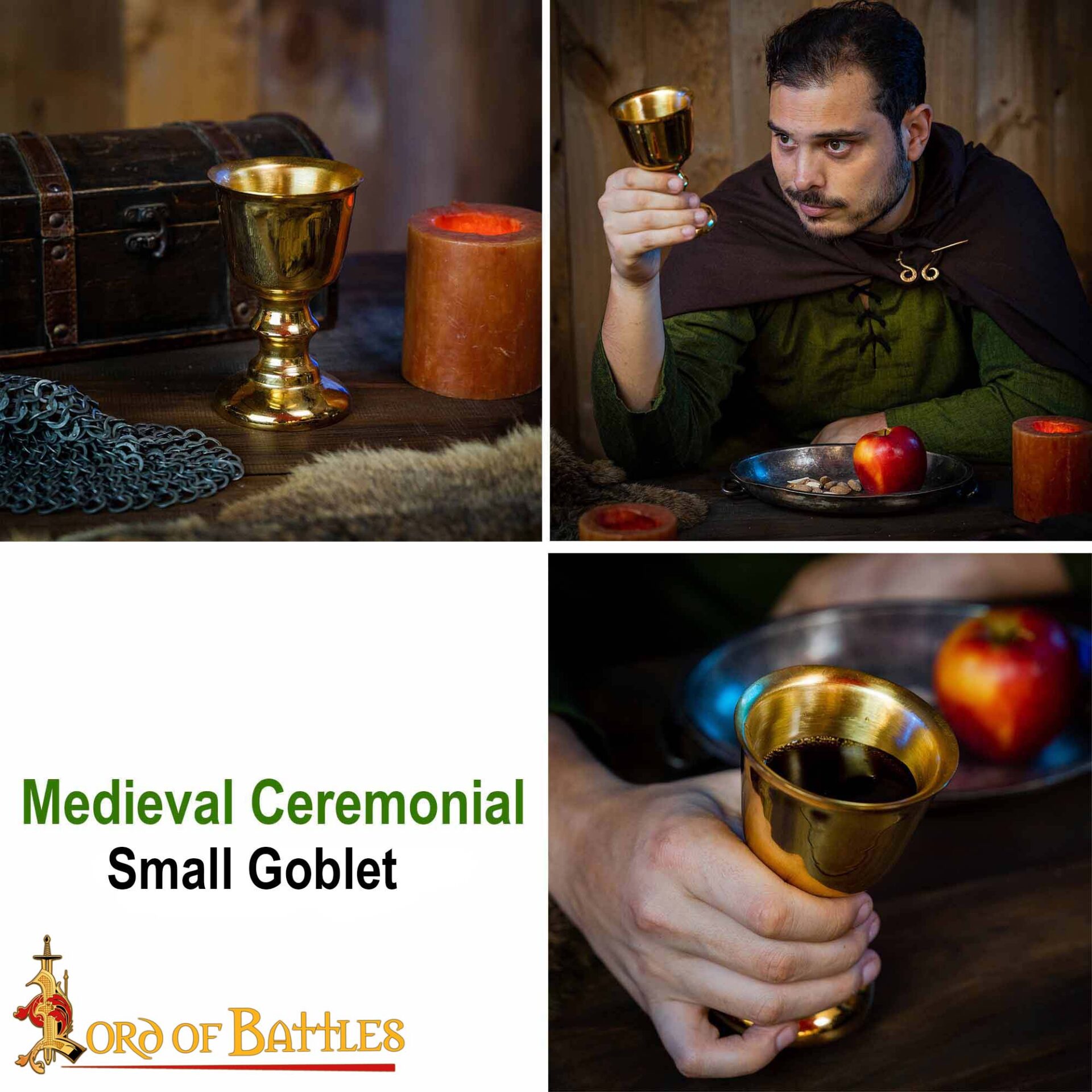 Medieval Ceremonial Small Goblet / Chalice Medieval Goblet