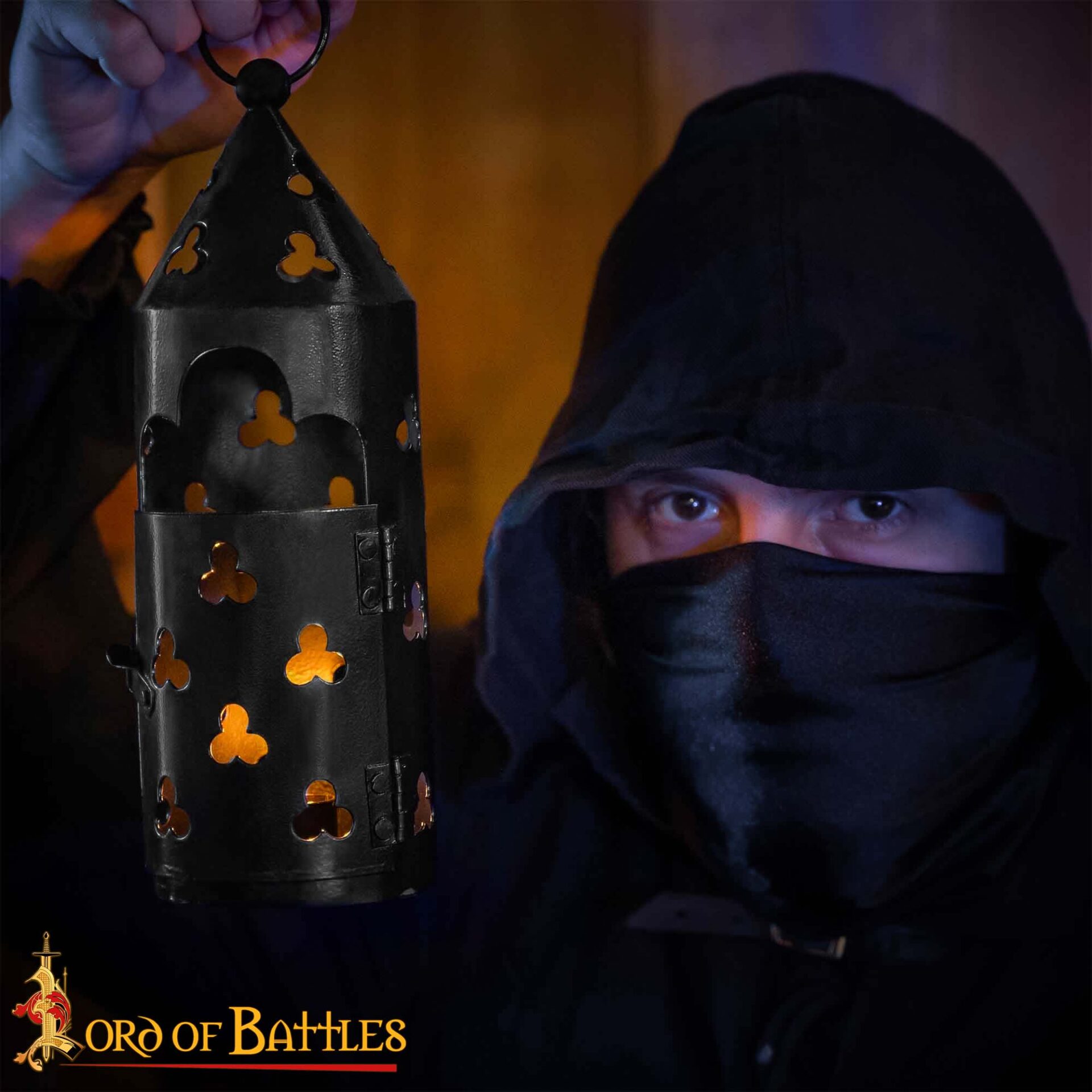 Medieval Iron Candle Lantern