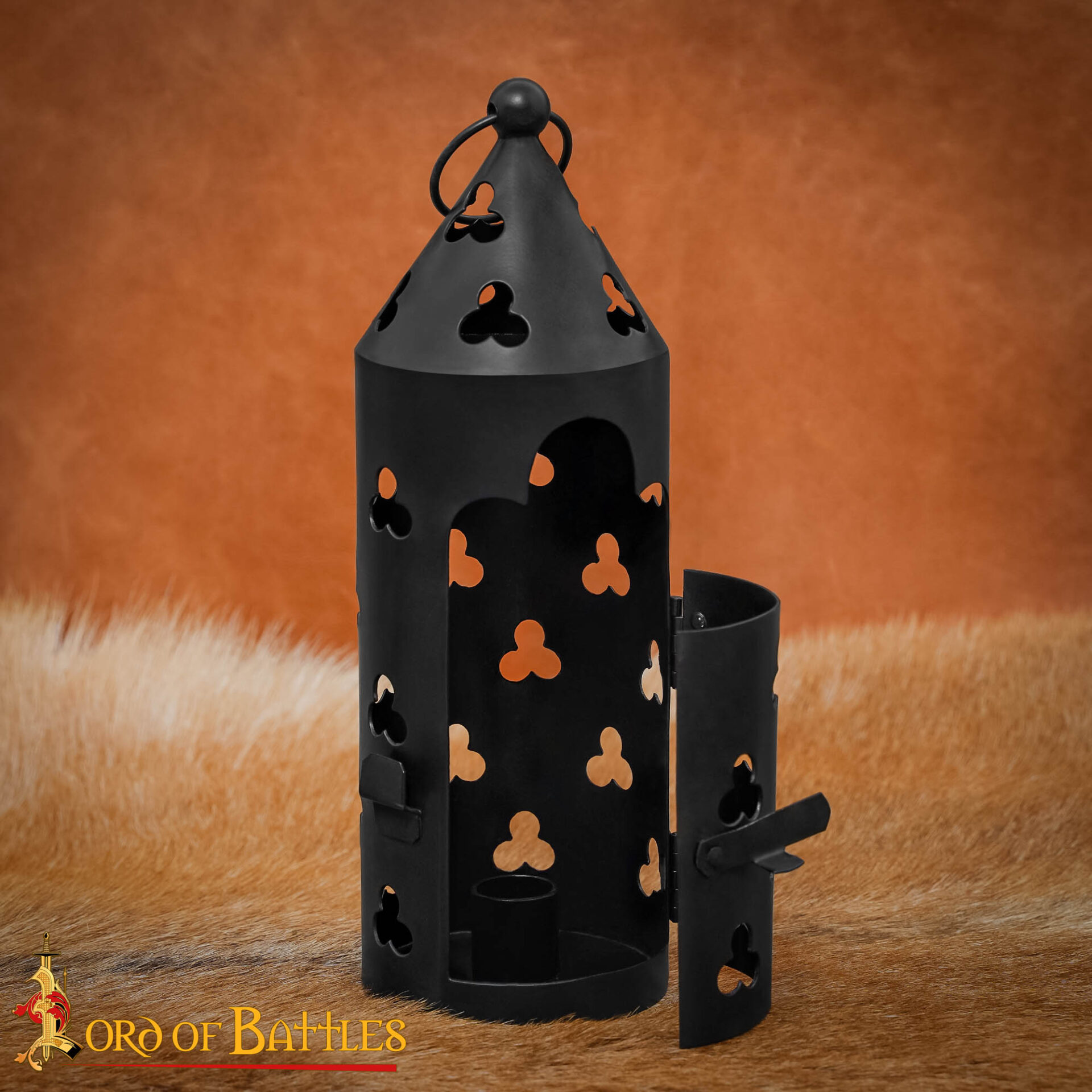 Medieval Iron Candle Lantern