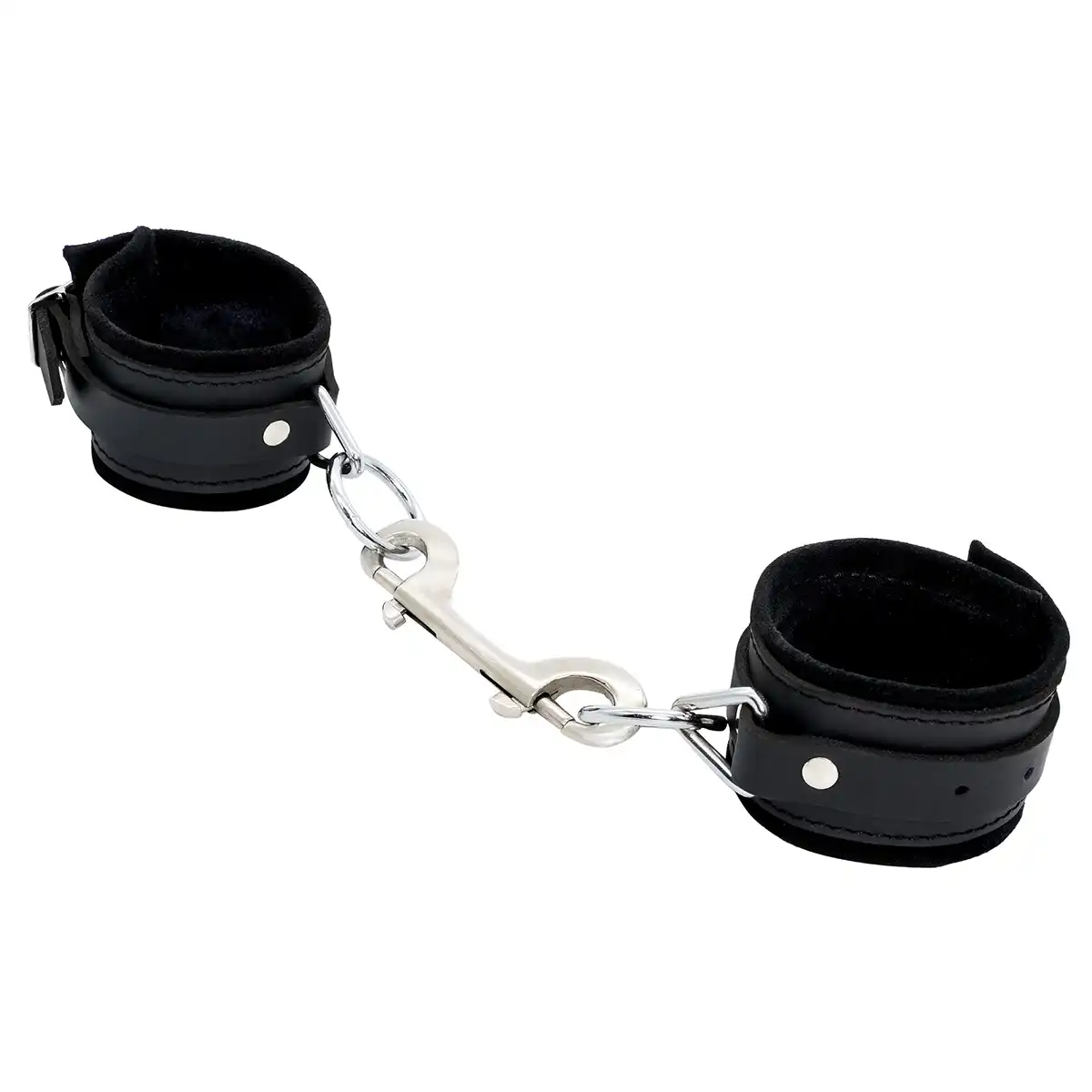 13201-Featured genuine leather handcuffs