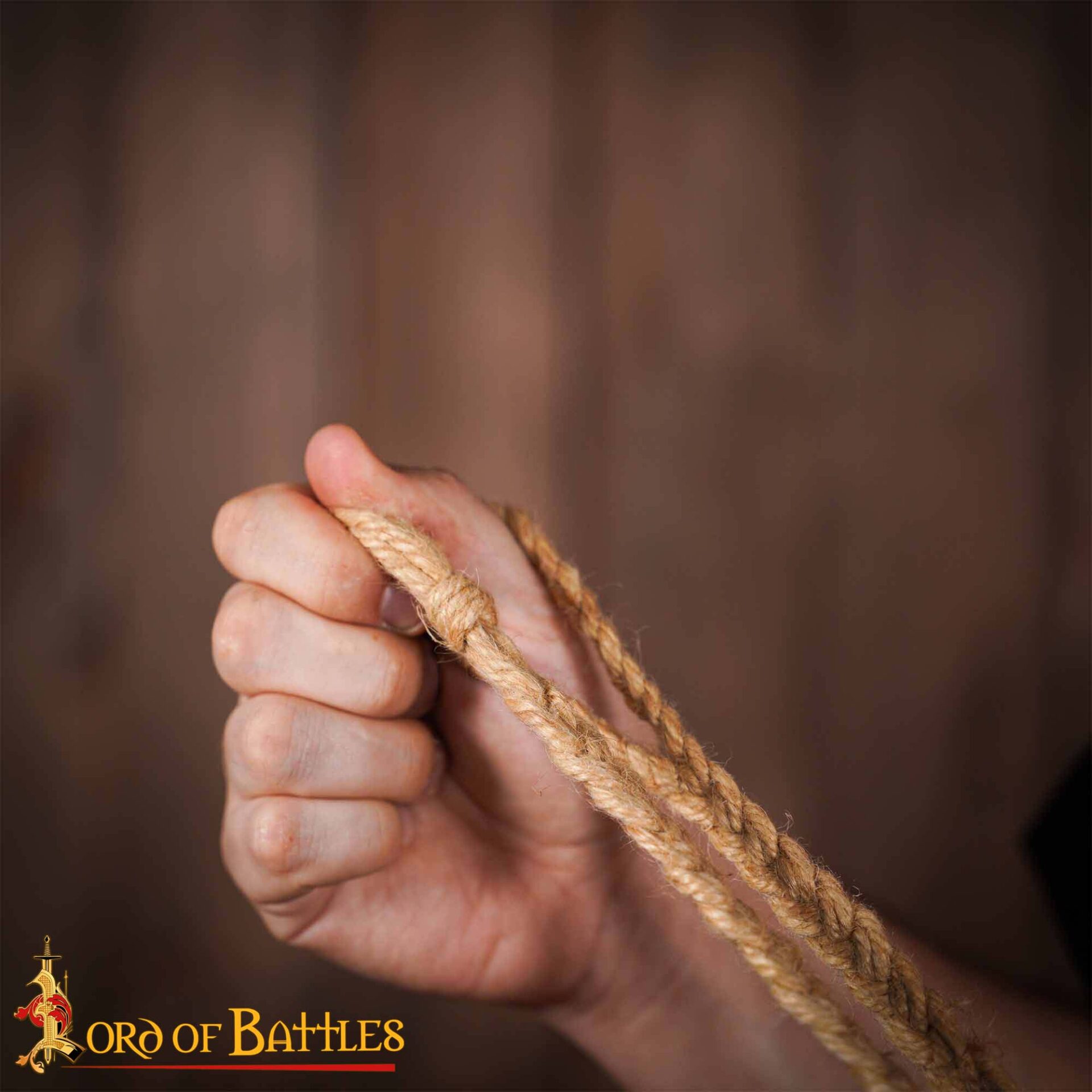 Roman Greek Sling, Hand Braided Jute Cord Replica for LARP, Theatre & Display Braided Cord Jute Sling