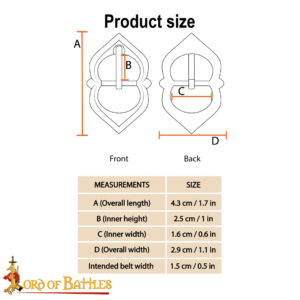 Brass Diamond Loop Buckles