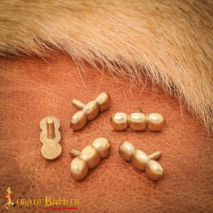 Ellipses Pure Solid Brass Leather Mounts