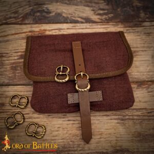 Medieval Brass Buckle Set