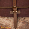 15th Century Medieval Antique Brass Double-Loop Buckles 8909A-5Pcs 5 Medieval Brass Buckle Set
