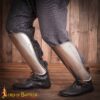 15th Century Medieval Steel Greaves Leg Armor for Reenactment-9506 1 Medieval Simple Greaves,larp armor