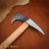 15th Century Medieval Steel War Pick with Ash Wood Shaft - 25577-ASH 1 Warrior Sagaris Axe