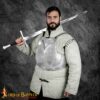 15th-Century-Steel-Breastplate-Cuirass-Armor-9104P Italian Churburg Globose Breastplate