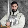 15th-Century-Steel-Breastplate-Cuirass-Armor-9104P 4 Italian Churburg Globose Breastplate