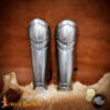 15th Century Steel Gothic Greaves – Medieval Leg Armor-9504 Knightly Greaves