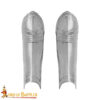 15th Century Steel Gothic Greaves – Medieval Leg Armor-9504 3 Knightly Greaves