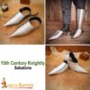 15th Century Steel Sabatons – Gothic Plate Foot Armor-25188 8 Sabatons Steel