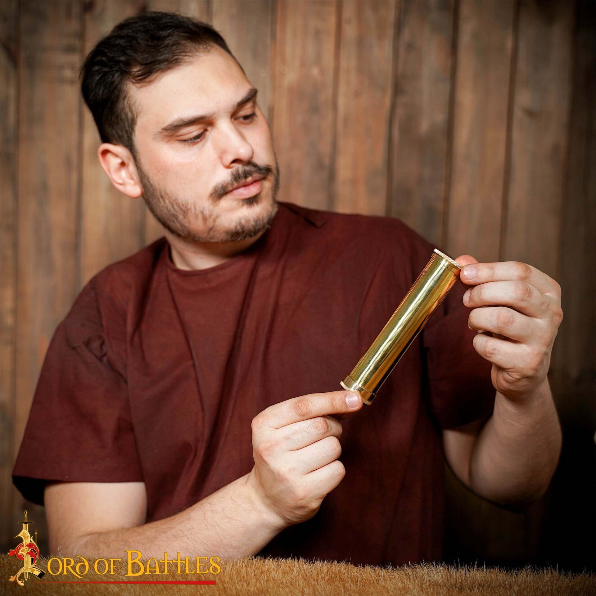 Handcrafted Brass Kaleidoscope – Vintage Optical Home décor Handcrafted Brass Kaleidoscope