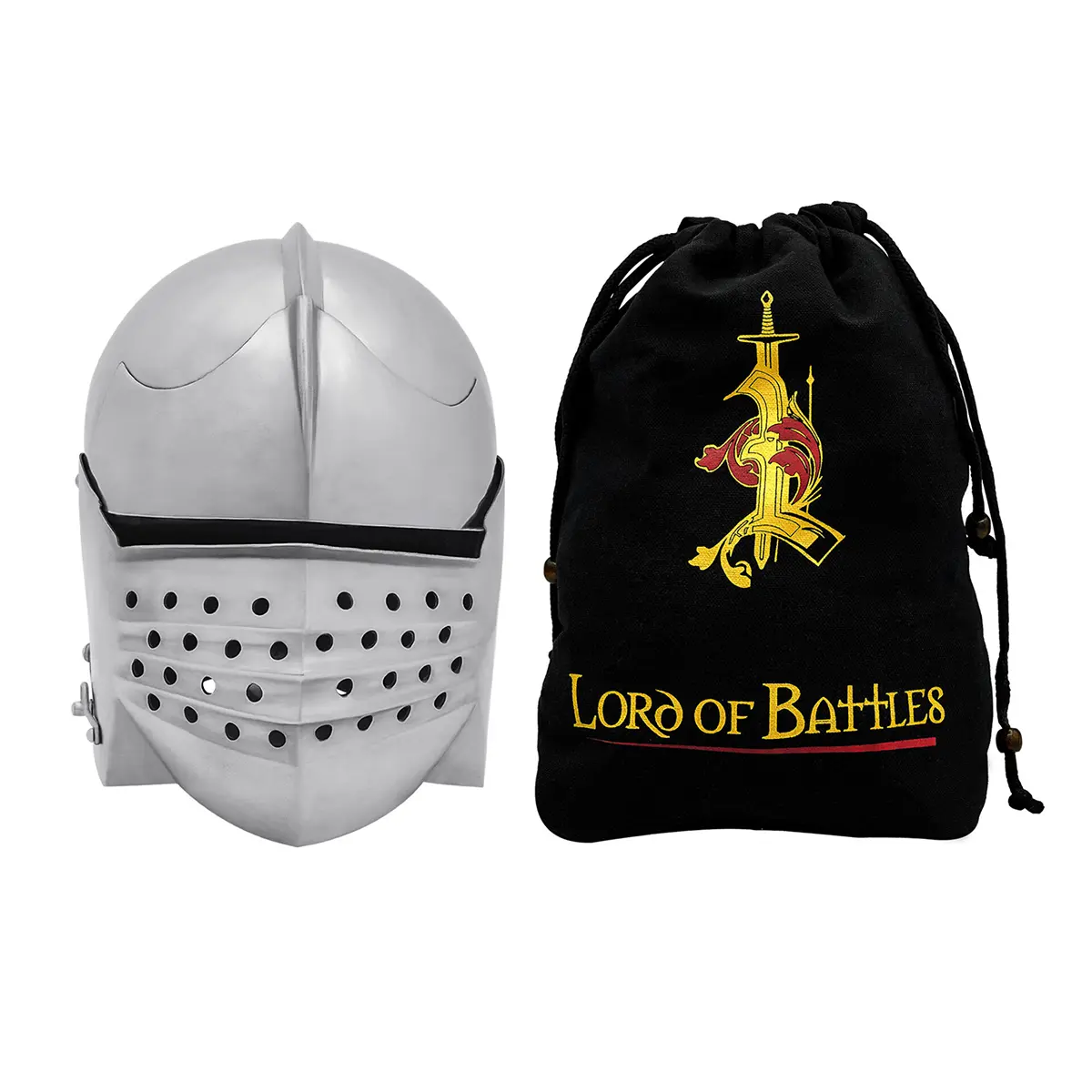 Medieval Italian Bellows Face Sallet Helmet with Padded Liner - Image 4