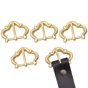 25342-5Pcs-Featured-Ai Small Pure Brass Belt Buckle