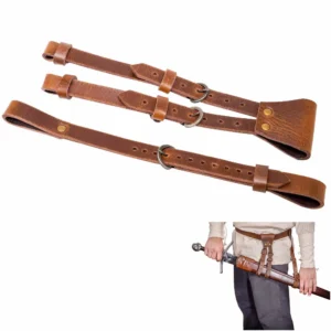 Medieval sword belt hanger