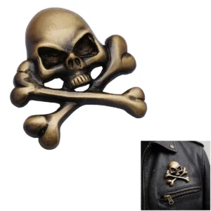 Brass Skull Mount