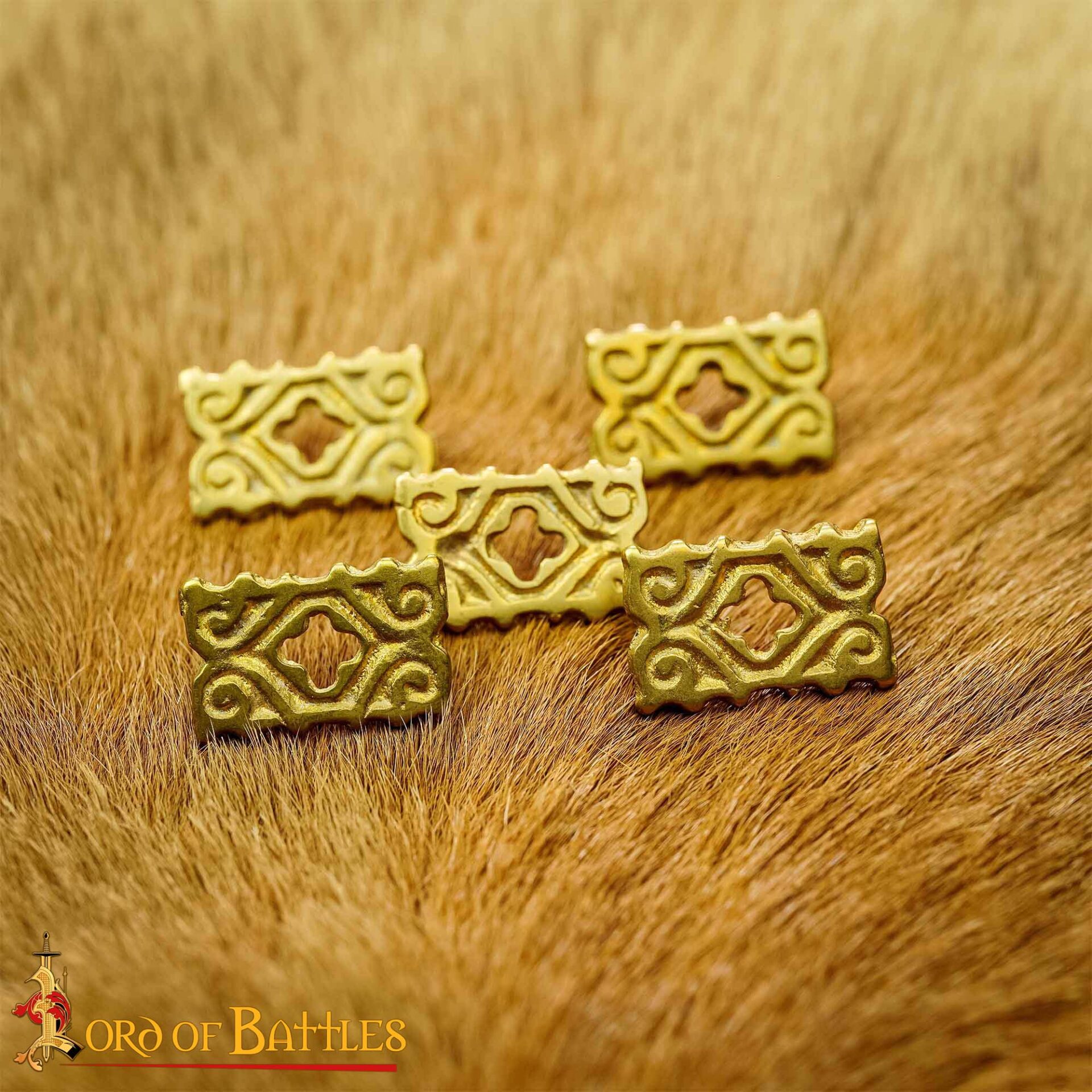 8766-5pcs_ (7) Quatrefoil belt mounts