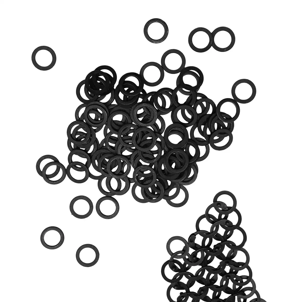 886BK-Featured-1 Solid Flat Loose Chainmail Rings