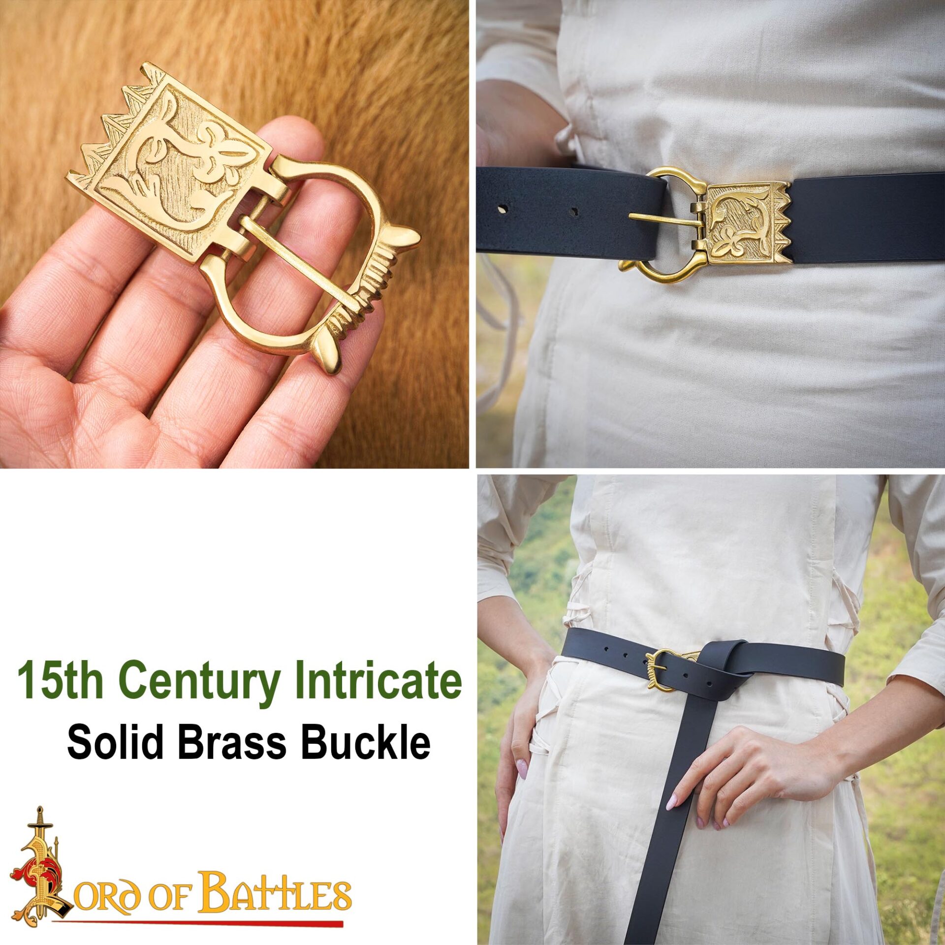 8921 pattern 1 Chivalric Belt Buckle