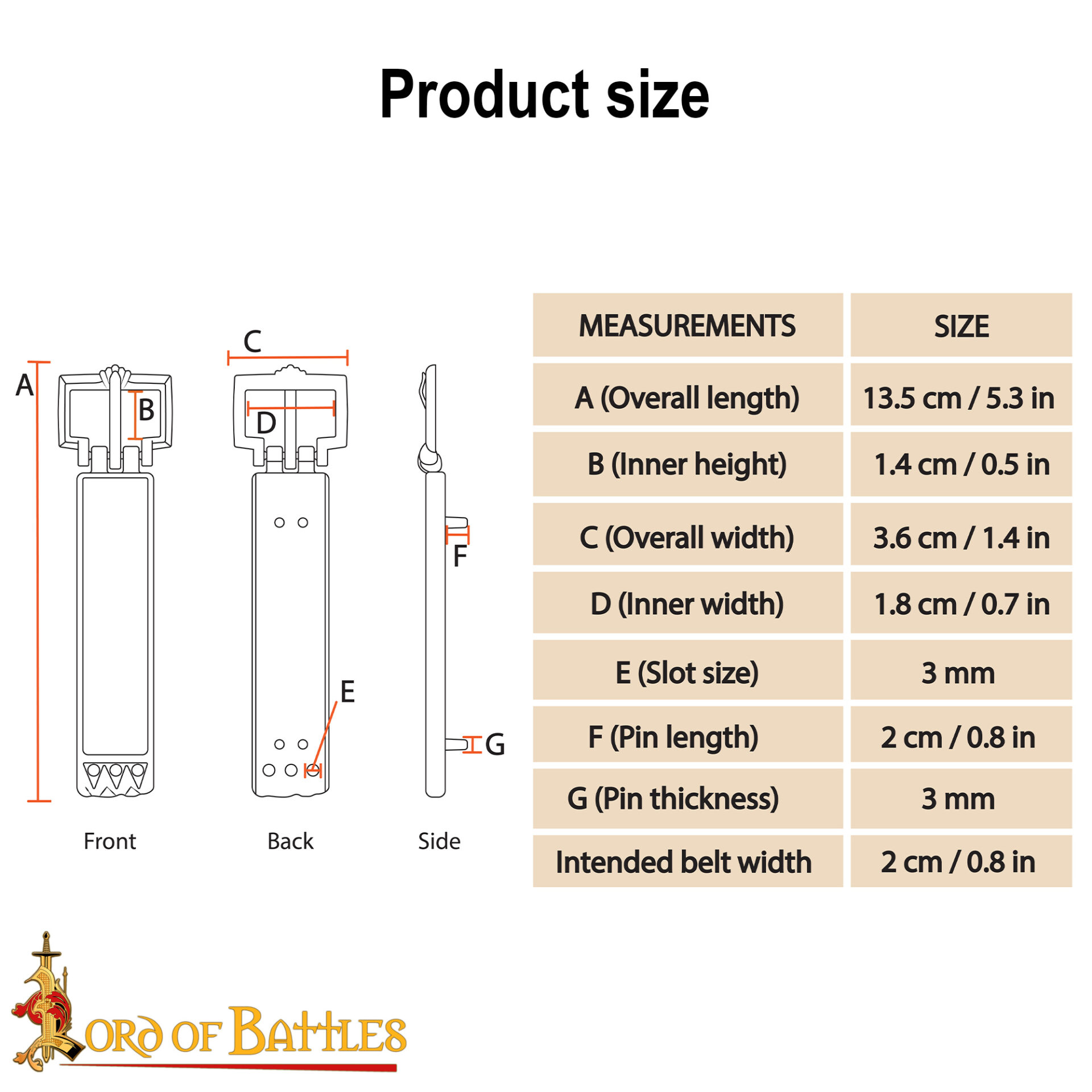 Viking Solid Brass Dragon Belt Buckle – Engraved Norse Design Brass Belt Buckle