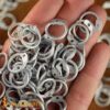 Aluminium Round Loose Rings - 10mm Dome Rivets Round Ring 16 Gauge - 837N 7 Aluminium Loose Rings