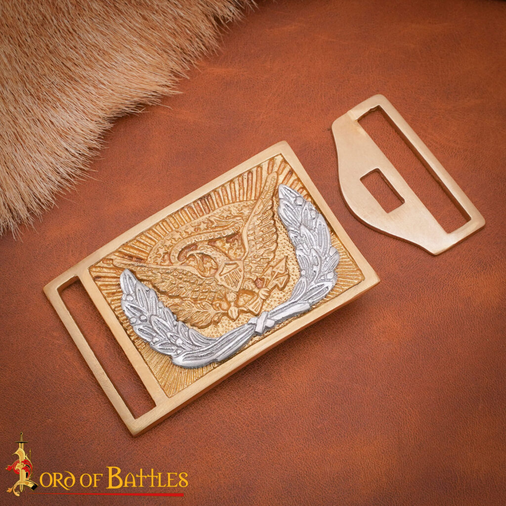 Union Officer Brass Buckle