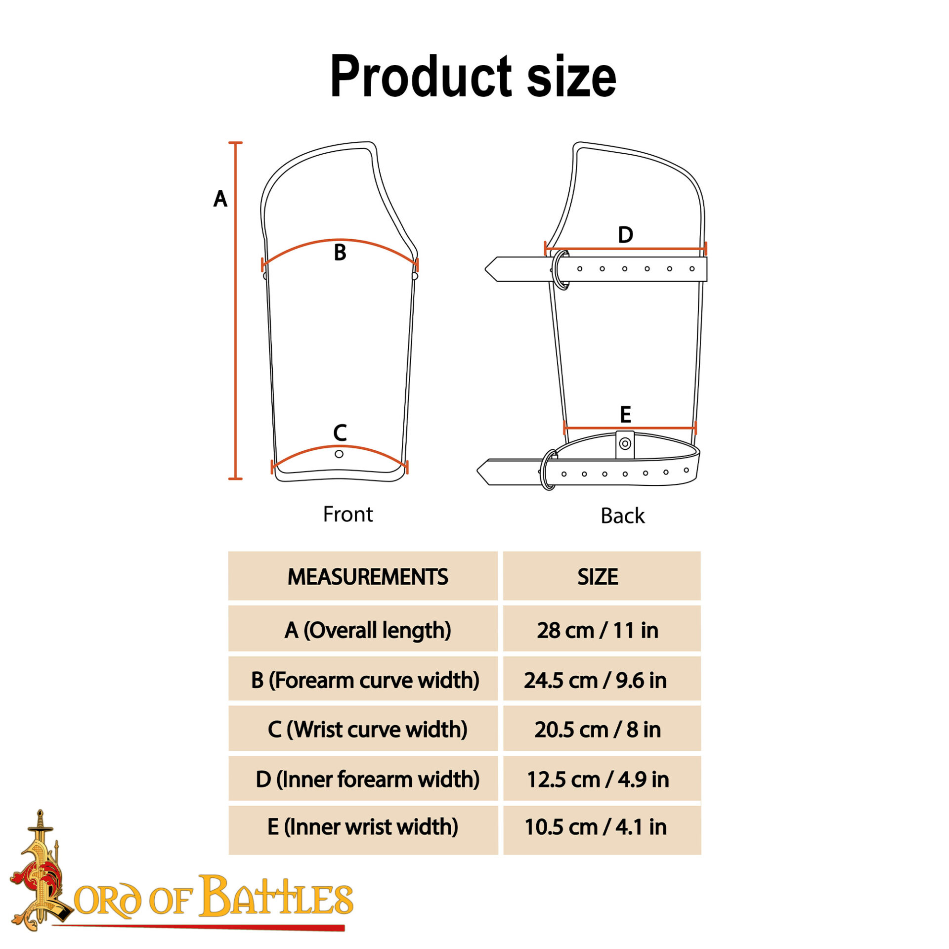 Hand-Forged Medieval Knight Steel Arm Bracers-9306 2 Steel Arm Bracers