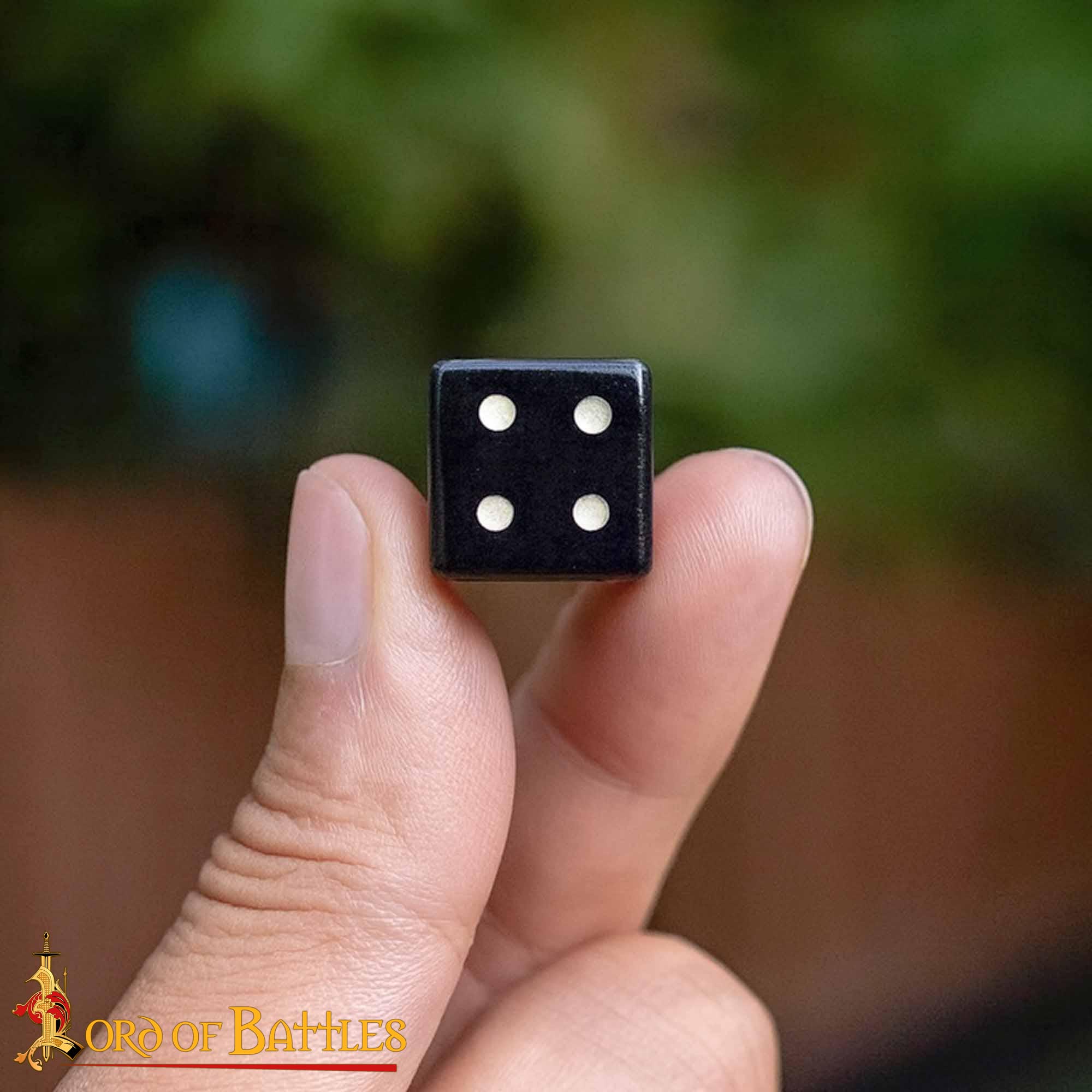 Handcrafted Buffalo Horn Dice Set – 6 pcs | Natural Dice for Table top RPG, Collectors, & Historical Gaming horn dice