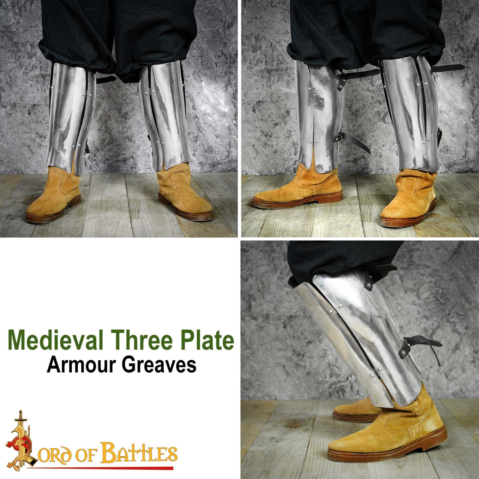 Medieval Armor Greaves -25386PL 5 Greaves