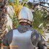 Medieval Barbuta Helmet with Viso-2249 6 Bascinet Helmet