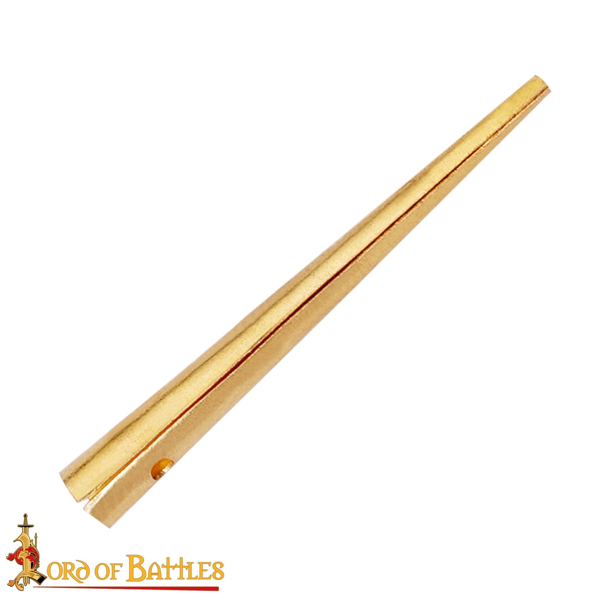 Medieval Brass Aiglets Set of 10 Handcrafted Lacing Tips - 8701S-10Pcs 4 Brass Aiglet