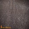 Medieval Chainmail Half Sleeves Shirt 9mm Flat Dome Riveted Rings with Alternating Flat Solid Rings 17 Gauge Mild Steel - 176N 4 Chainmail