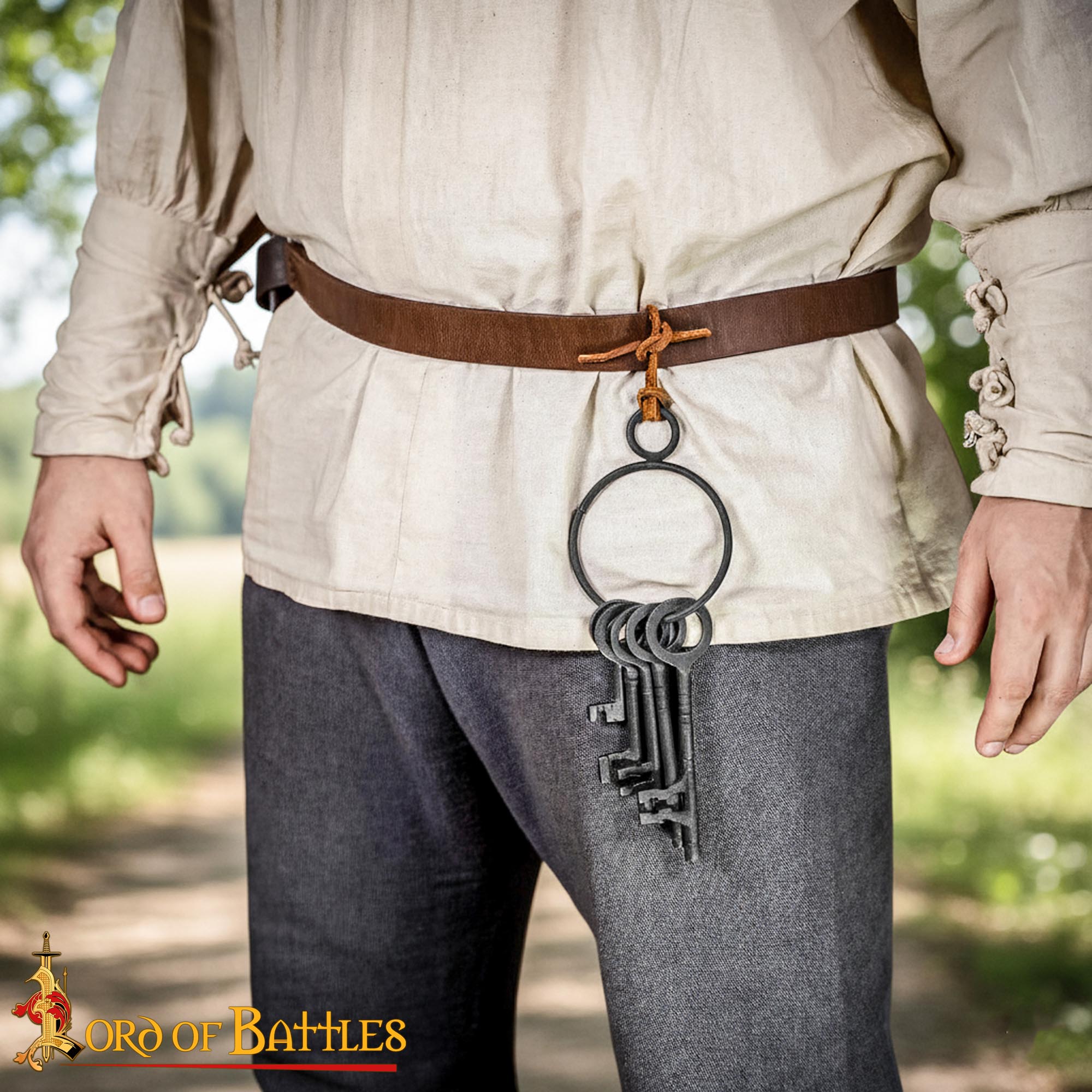 Medieval Dungeon Decorative Key Set of 5 Sturdy Cast Iron - 1390 1 Medieval Dungeon Key Set