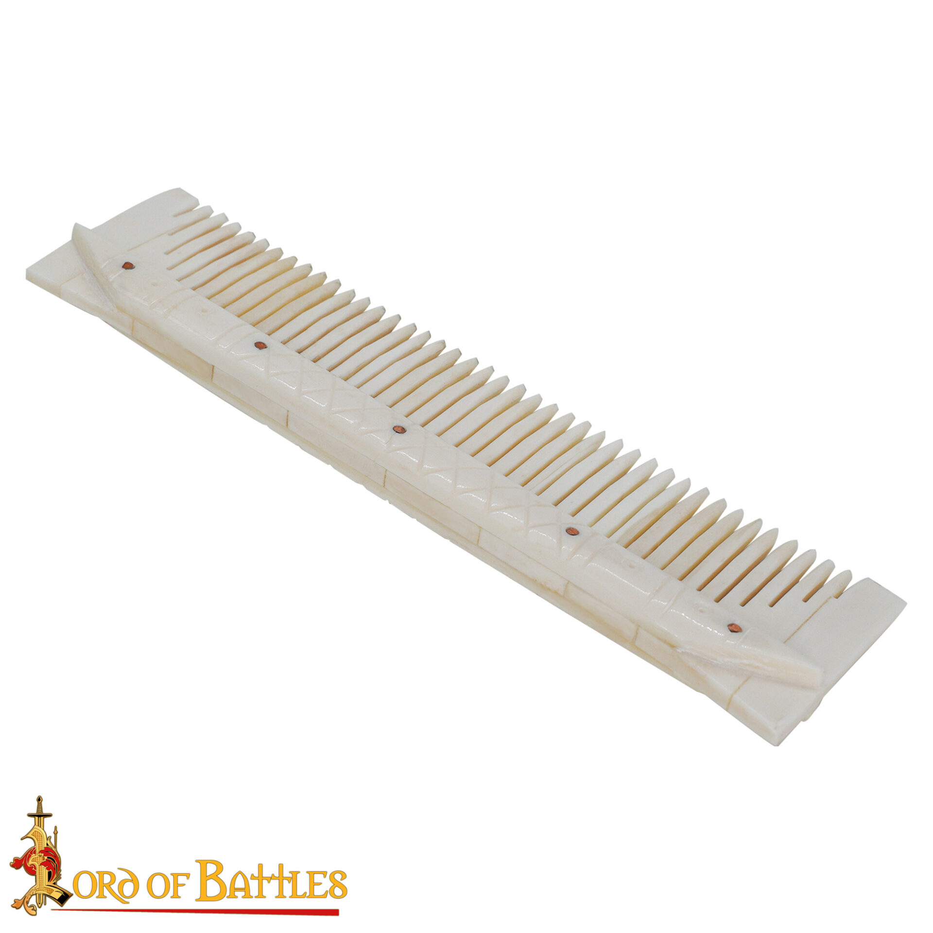 VIKING GENUINE BONE COMB-4392 3 medieval bone comb