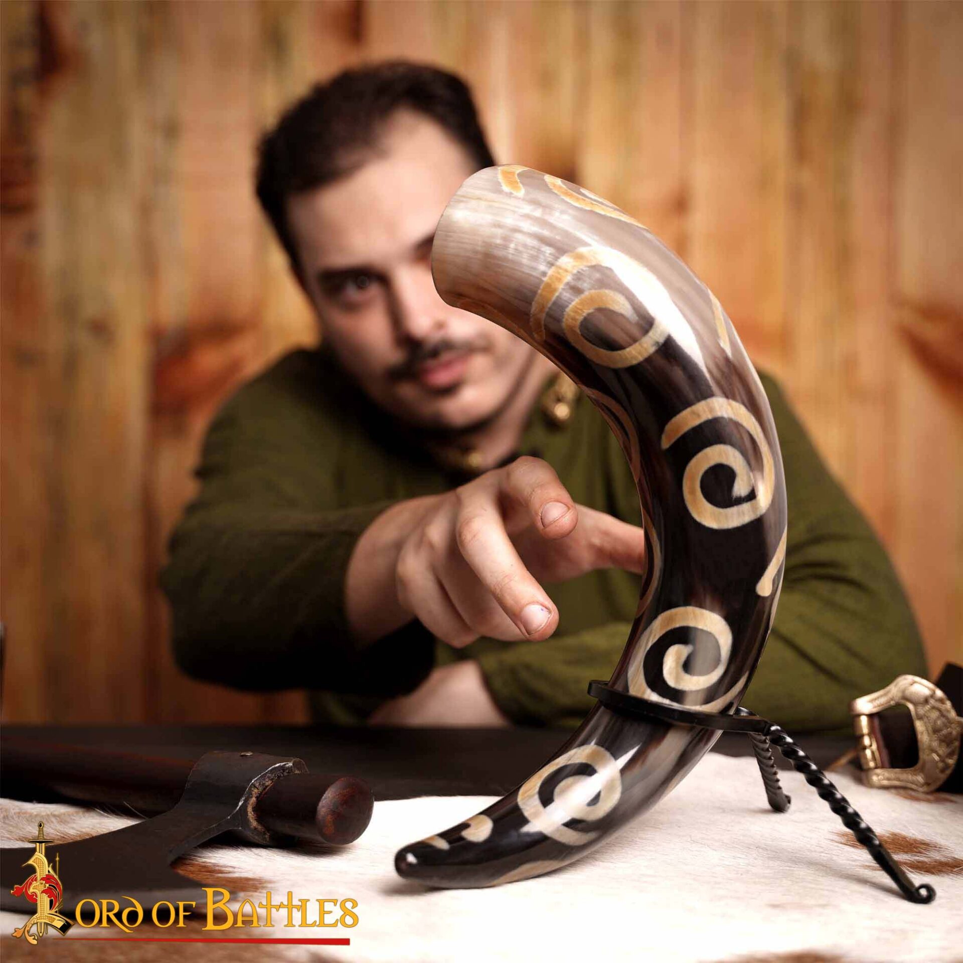 Viking Drinking Horn-4241 4 Drinking Horn