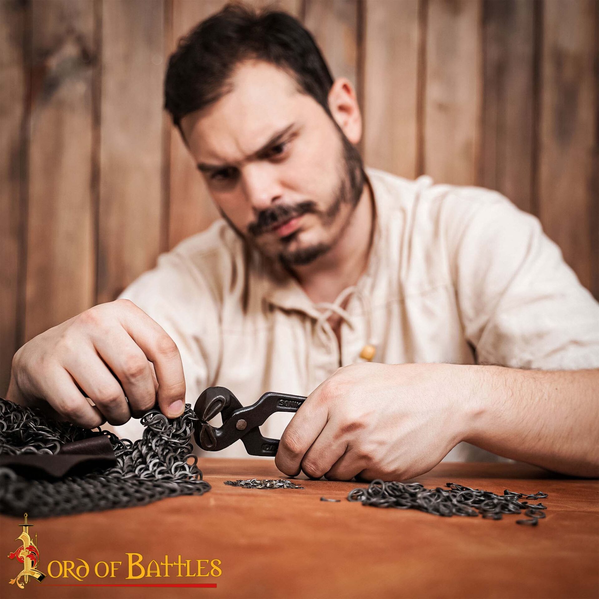 Flat Wedge Riveting Pliers for 9mm Chainmail Rings, Authentic Mail Assembly Rivet Tool Flat Wedge Riveting Tool