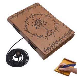 Elvish Tree of Gondor Leather Journal