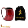 Viking Crimson Horn Tankard