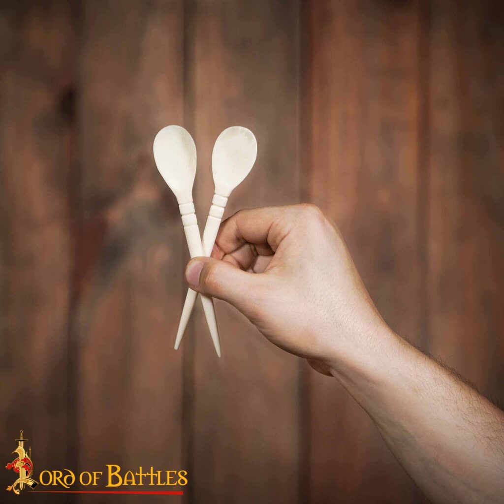handcrafted bone spoon set
