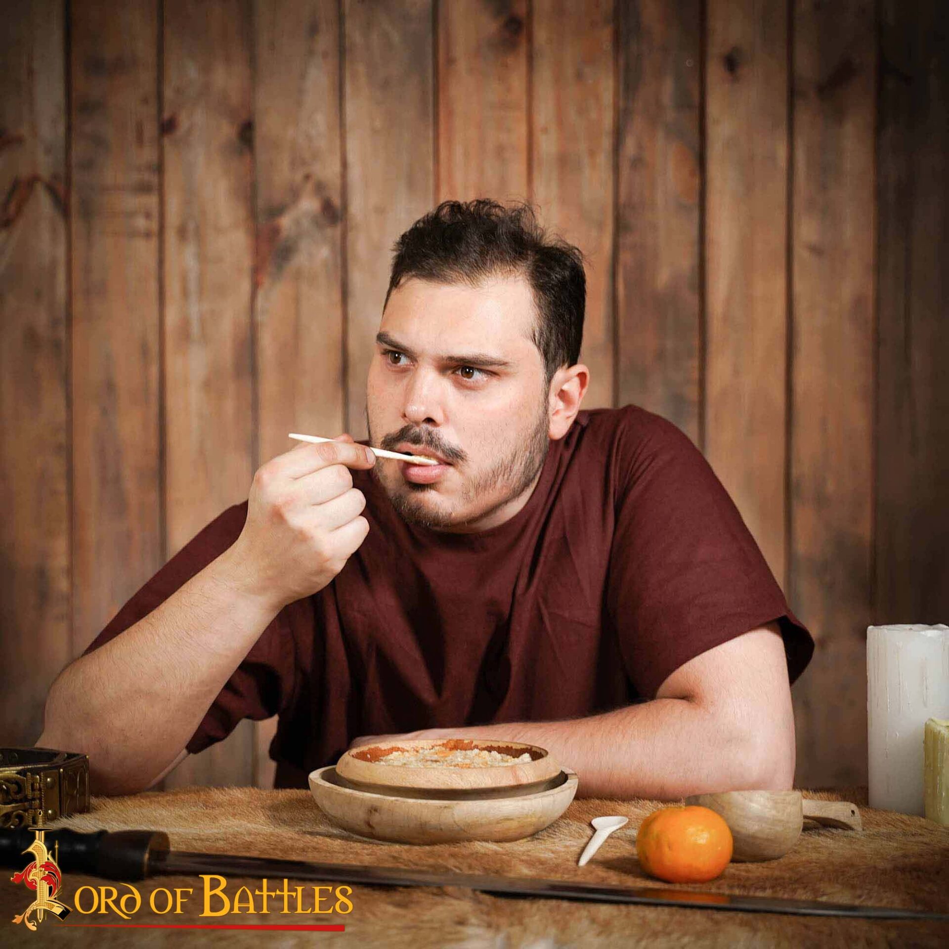 Handcrafted Roman Bone Spoons Set of 2 – Genuine Ox Bone, Historical Utensils handcrafted bone spoon set