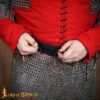 14th Century Chainmail Skirt Mild Steel Flat Ring Dome Riveted 9mm 17g-2062N 6 Medieval Chainmail Skirt