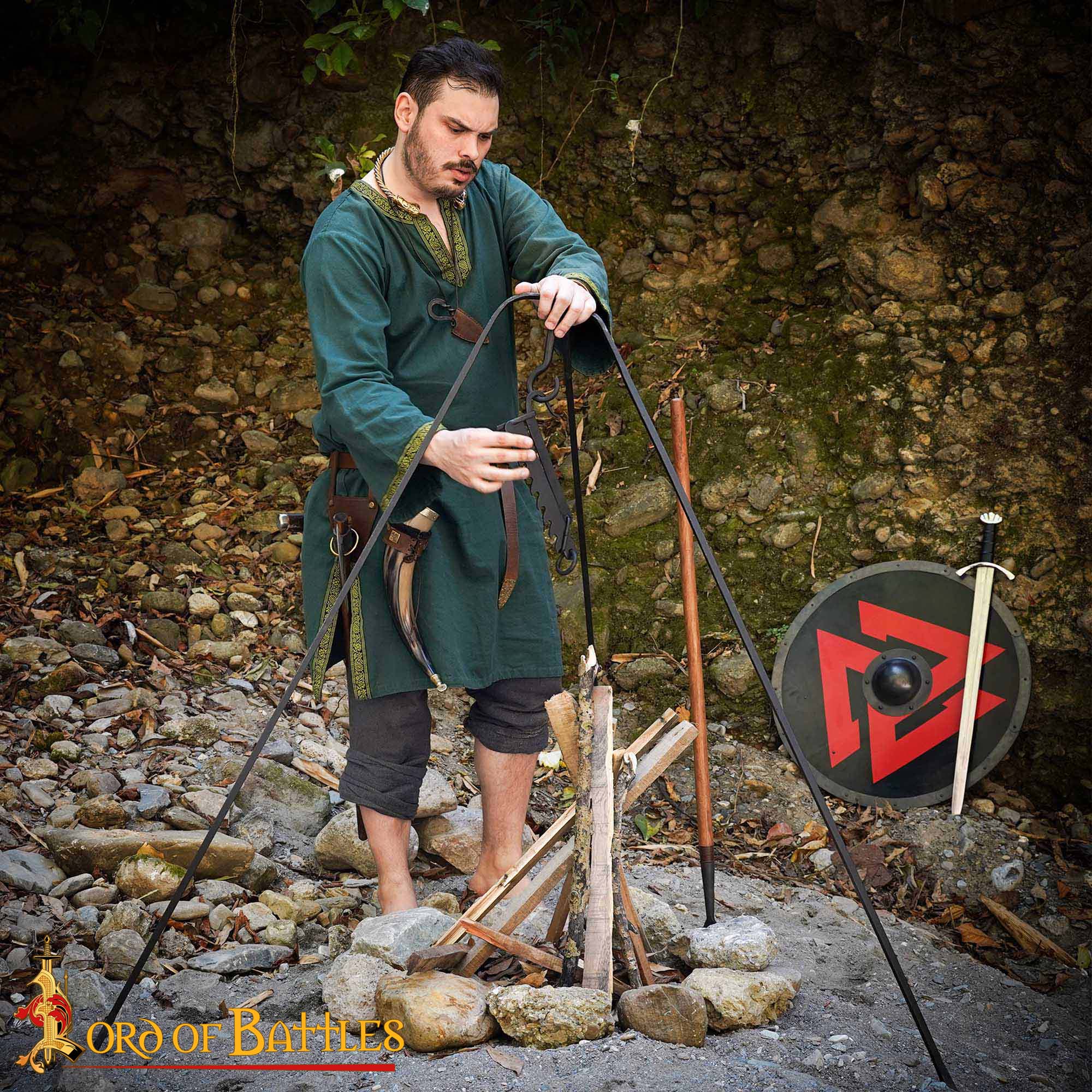 Medieval Campfire Tripod