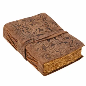 handcrafted leather journal