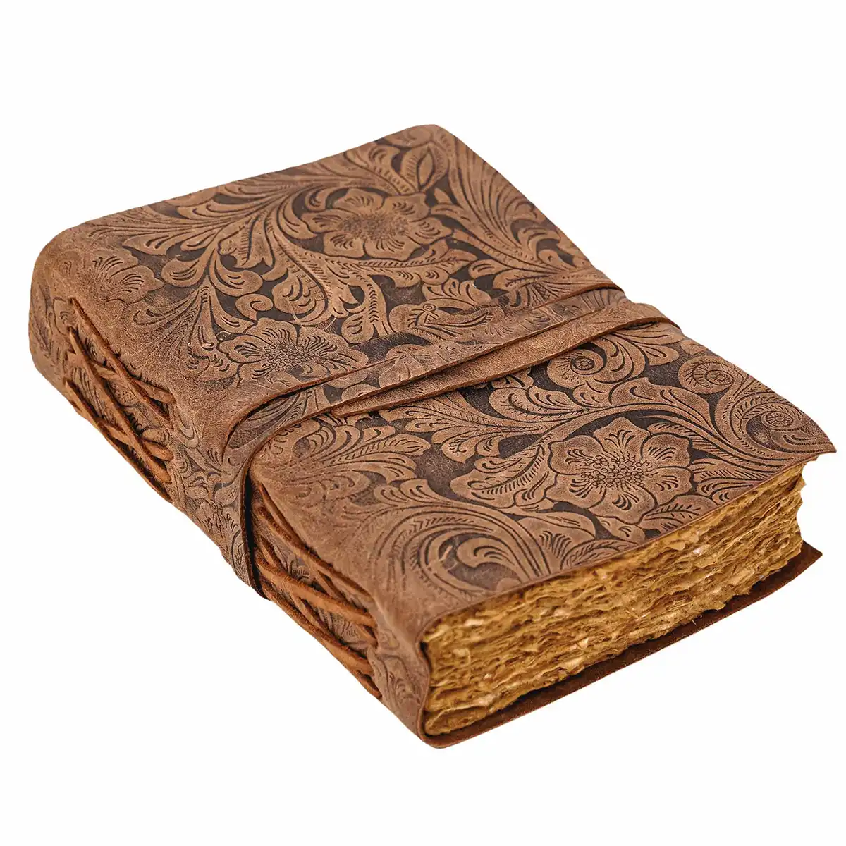 handcrafted leather journal