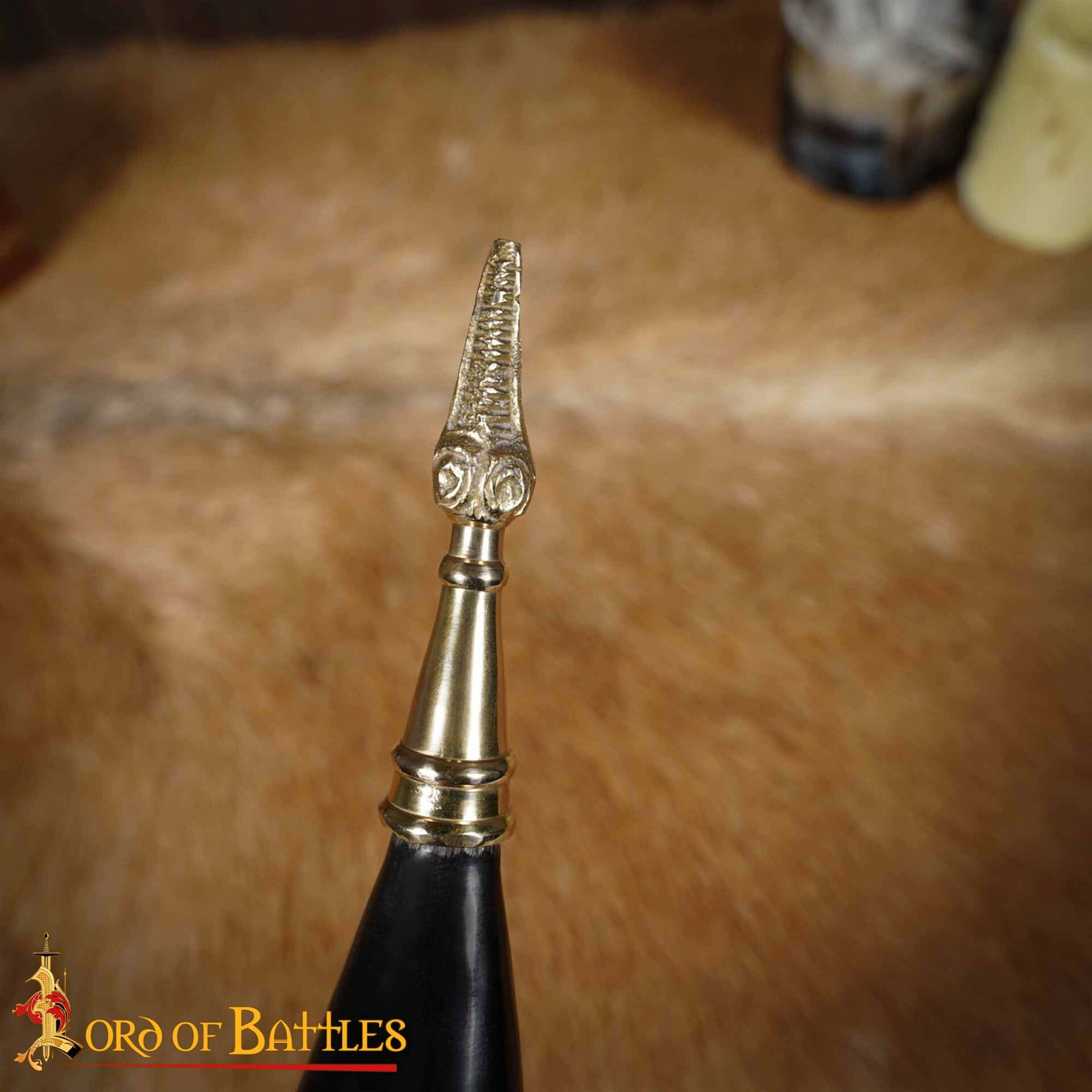 4230_ (6) Medieval Viking Drinking Horn