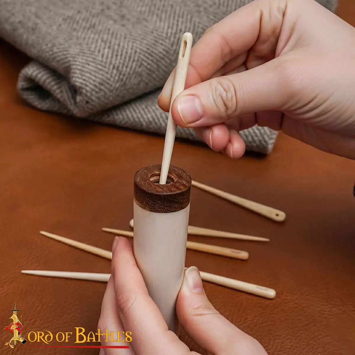 Viking Bone Needle Holder - Image 2