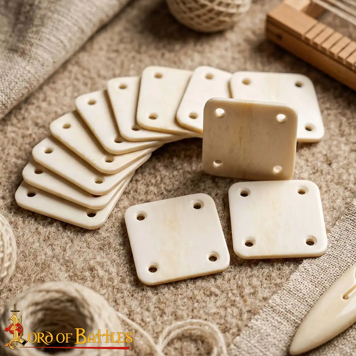Bone Tablet Weaving Cards - Viking Craft Tablets - Image 7