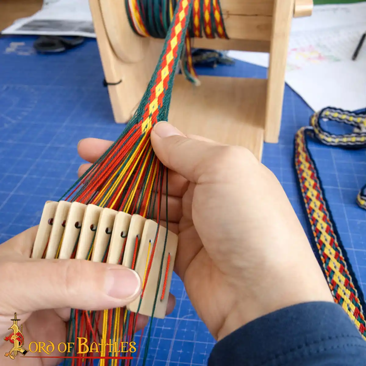 Bone Tablet Weaving Cards - Viking Craft Tablets - Image 2