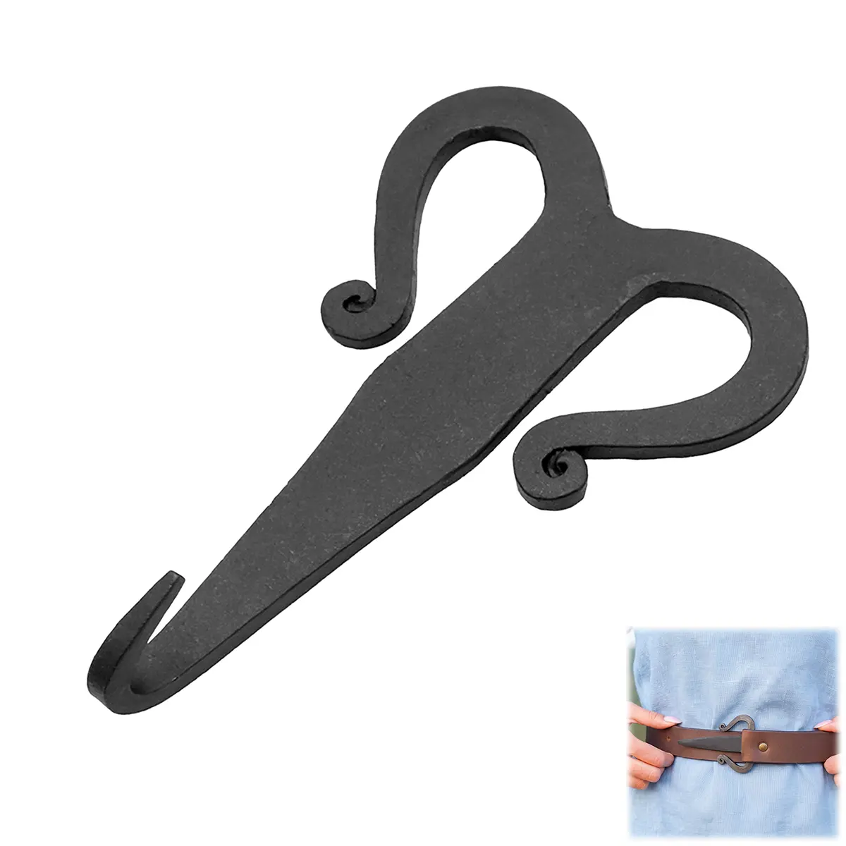 iron celtic belt hook